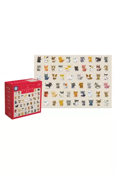 Puzzle 250 el. Kids Cats Kotki Interdruk
