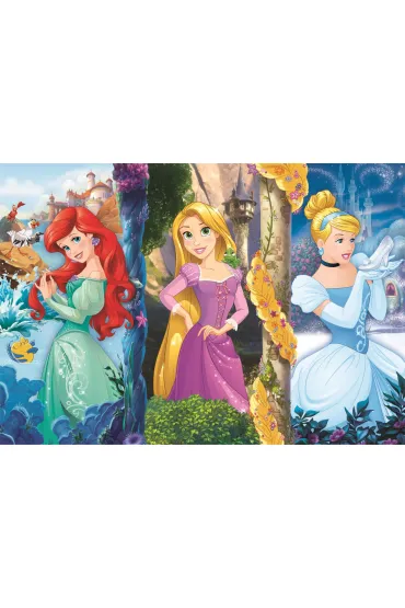 Puzzle 60 el. SuperColor. Ksi�niczki Clementoni
