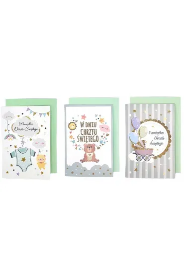 incood. Kartka na chrzest sk�adana 11,5x17