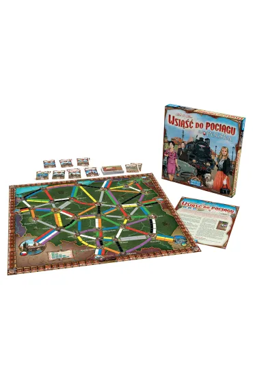 Wsi��� do Poci�gu. Kolekcja Map 6.5. Polska. Dodatek do gry - Alan R. Moon