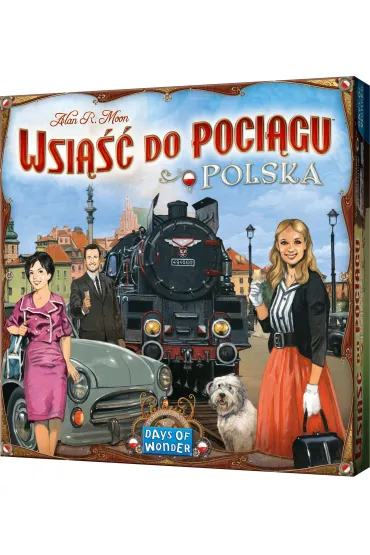 Wsi��� do Poci�gu. Kolekcja Map 6.5. Polska. Dodatek do gry - Alan R. Moon