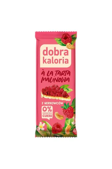 Dobra Kaloria Baton z nerkowc�w ala tarta malinowa 35 g
