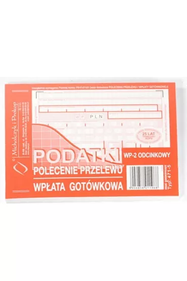 Michalczyk i Prokop Polecenie przelew�w A6 podatki 471-5