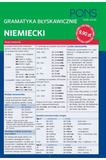 Gramatyka b�yskawicznie. Niemiecki