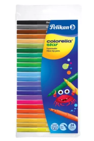 Herlitz Flamastry Colorella Star C302 24 kolory