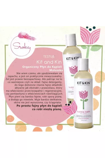 Kit and Kin Organiczny pyn do kpieli maluszka 250 ml