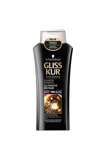 Gliss Kur Ultimate Repair Shampoo regeneruj�cy szampon do w�os�w bardzo zniszczonych 400 ml