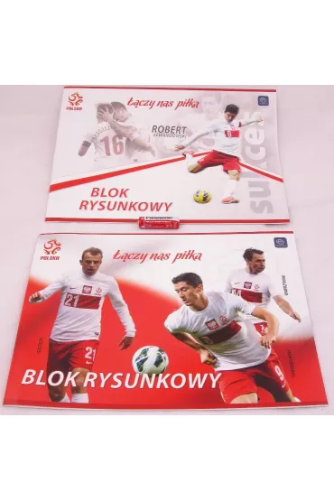 Interdruk Blok rysunkowy A4 PZPN 20 kartek