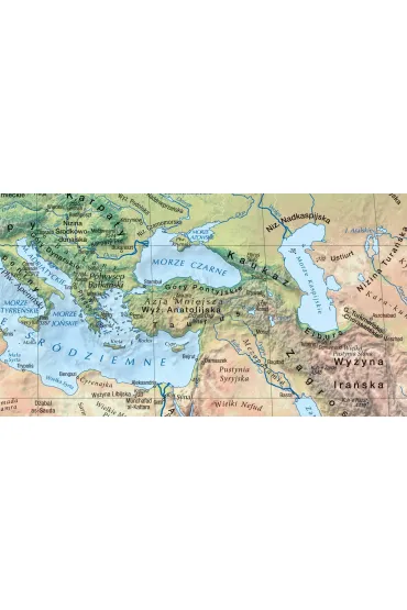 �wiat mapa polityczna i krajobrazowa 1:31 000 000