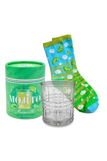 Skarpetki Gift Me Sox w szklance SWS-004 Mojito