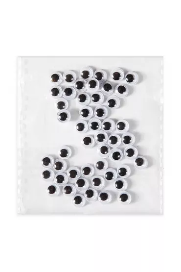 Dalprint Samoprzylepne ruchome oczka 6mm 50 szt.
