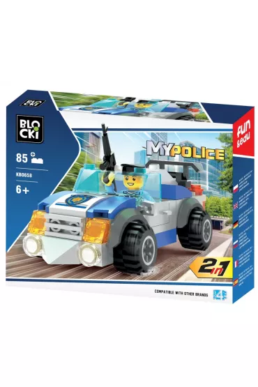 Klocki Blocki MyPolice 2w1 85 elem