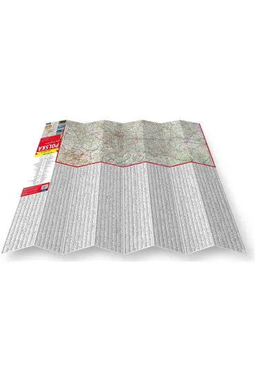 Polska papierowa mapa samochodowa 1:700 000 - Joanna Pietrzak, Arkadiusz Braniewski, Marta Tucho�ka
