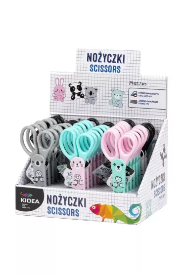 Derform No�yczki z figurk� w etui (24 szt) KIDEA