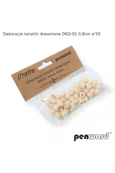 Polsirhurt Dekoracje koraliki drewniane 8mm
