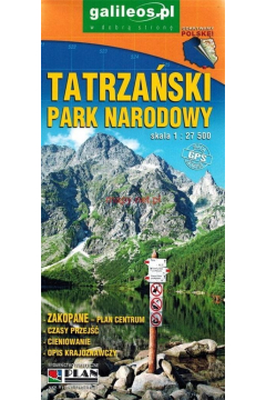 Mapa - Tatrzaski Park Narodowy 1:27 500
