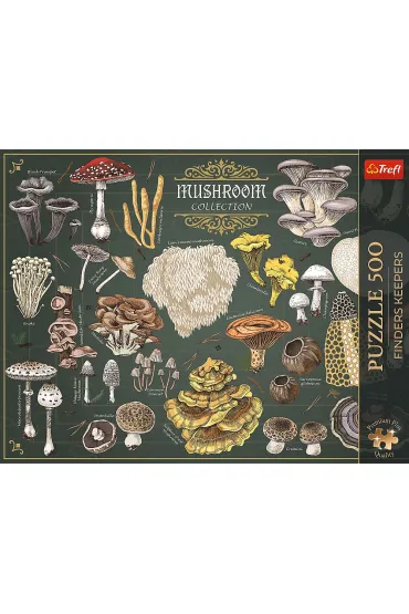 Puzzle 500 Premium Plus Grzyby Trefl