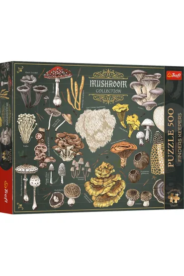 Puzzle 500 Premium Plus Grzyby Trefl