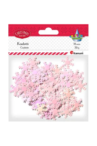 Titanum Konfetti P�atki �niegu r�owe 30g