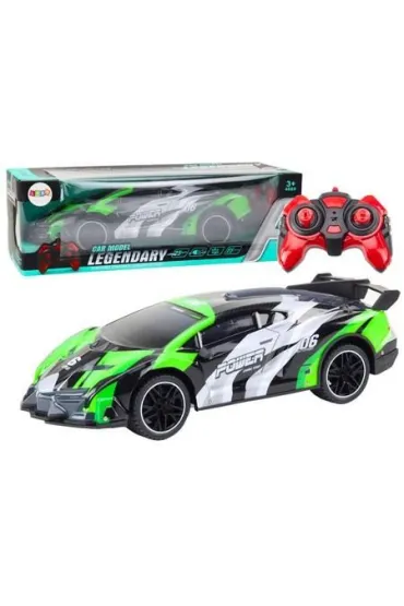 Auto sportowe RC 1:10 25km/h zielony LeanToys