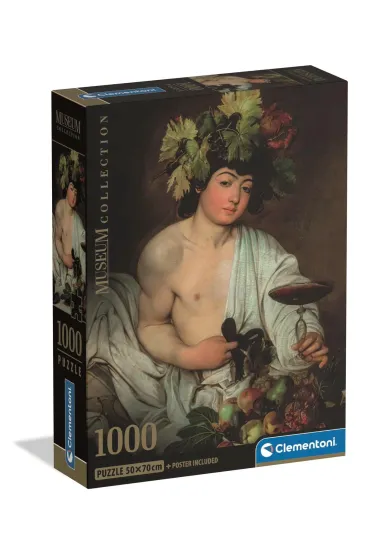 Puzzle 1000 el. Museum Caravaggio, Bacchus Clementoni