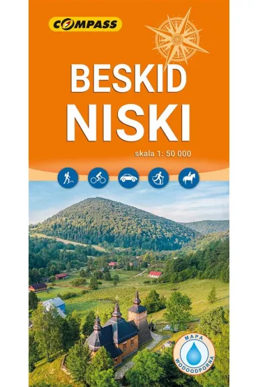 Beskid Niski mapa laminowana skala 1 : 50 000