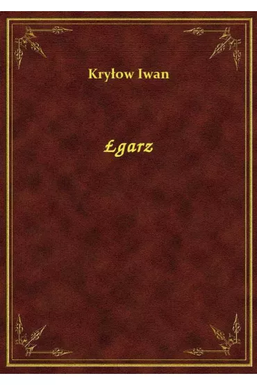 eBook �garz epub - Iwan Kry�ow