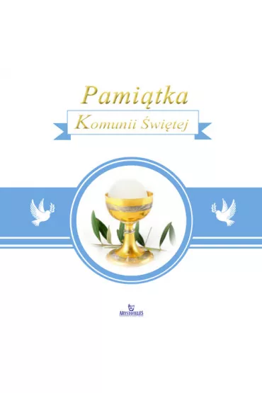 Pami�tka Komunii �wi�tej - niebieska