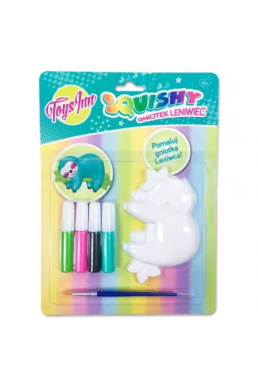 Figurka do pomalowania Leniwiec squishy Stnux