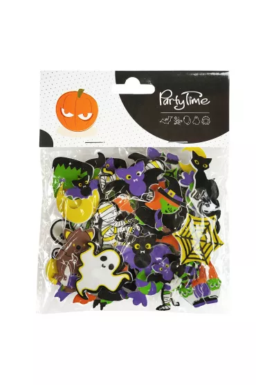 Arpex Naklejki piankowe z halloweenowym nadrukiem 45 szt