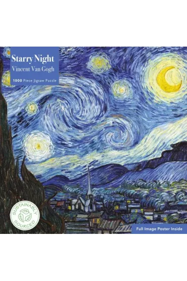 Puzzle 1000 el. Gwia�dzista noc Vincent van Gogh Flame Tree