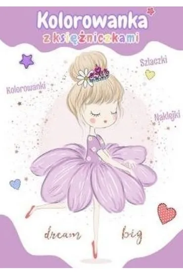 Kolorowanka z ksi�niczkami (z brokatem)