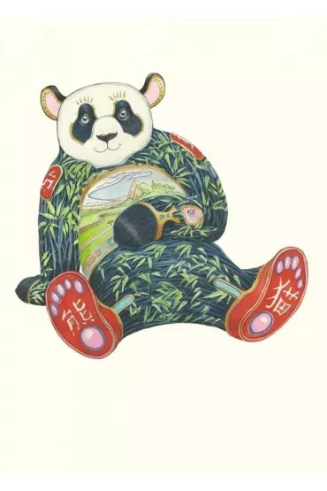 DM Collection Karnet Panda A121 B6 + koperta