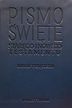 Biblia Tysiclecia - Travel jasnoniebieska