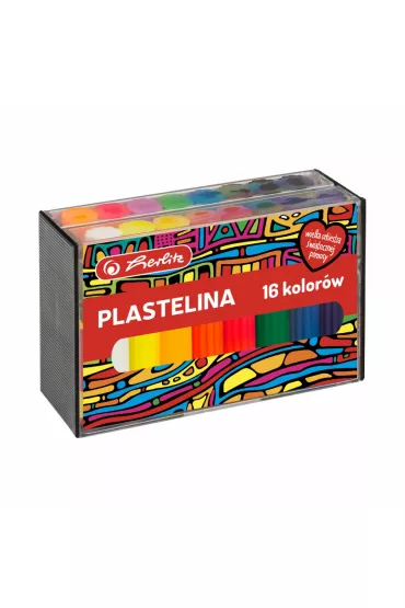 Herlitz Plastelina WO�P 16 szt.
