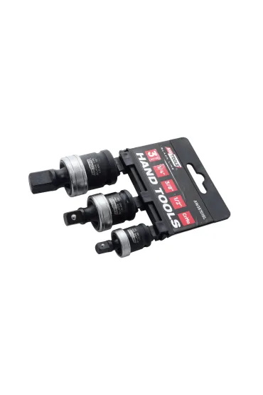 Awtools Przegub kulisty udarowy cr-mo kpl. 1/4" 3/8" 1/2" black line