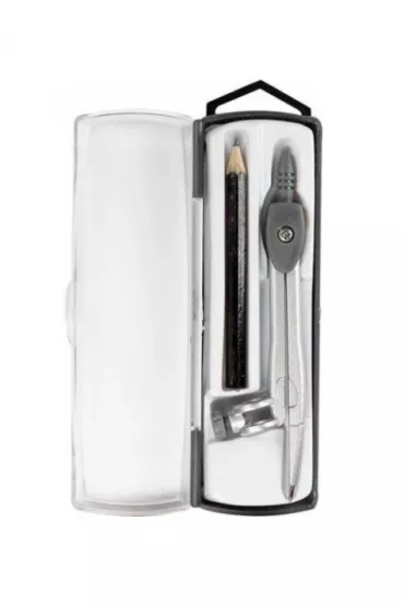 Titanum Cyrkiel metalowy z o��wkiem w etui