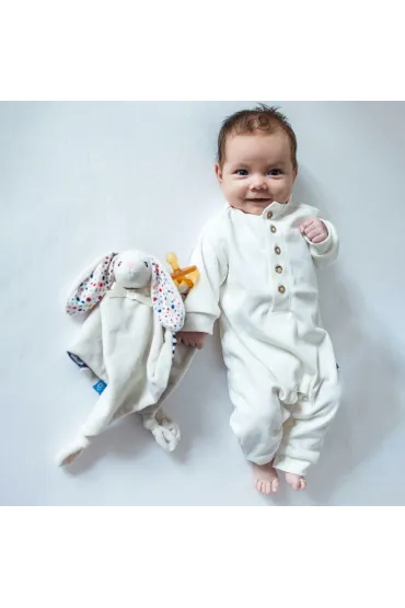 Whisbear DouDou Kocyk Przytulanka Kr�liczek - bia�y