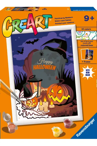 Malowanie po numerach CreArt - Halloweenowy nastr�j Ravensburger