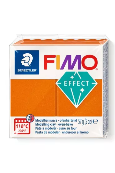 Staedtler Masa termoutwardzalna Fimo 57g pomaracz metal