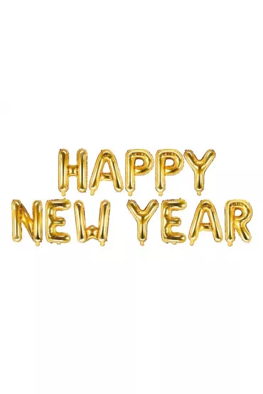 PartyDeco Balon foliowy Happy New Year 422x46 cm