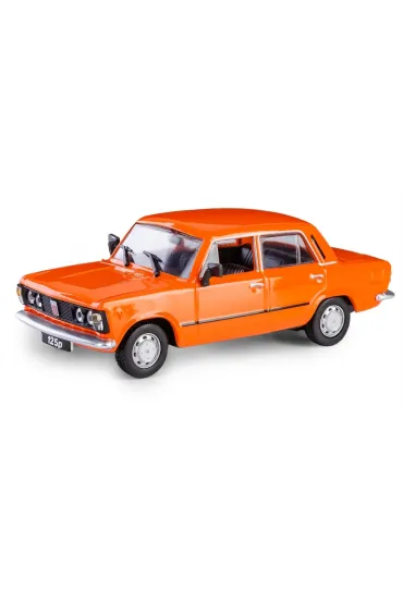 POLSKA KOLEKCJA MOTORYZACJI-Polski Fiat 125p MR POMARA�CZOWY 1 43 Daffi