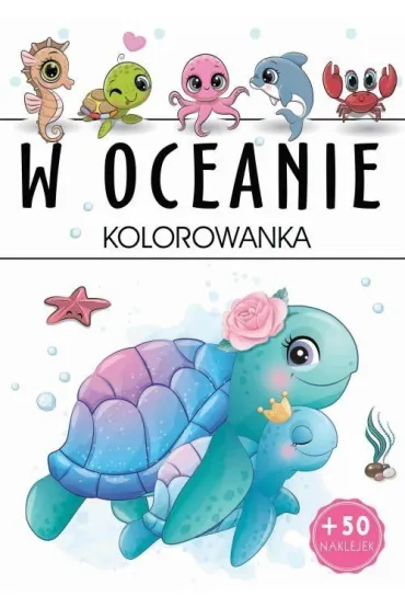 W oceanie. Kolorowanka