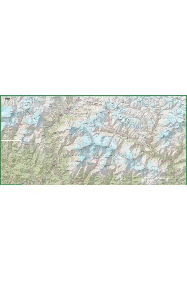 Mapa trekkingowa Annapurna i Dhaulagiri 1:110 000