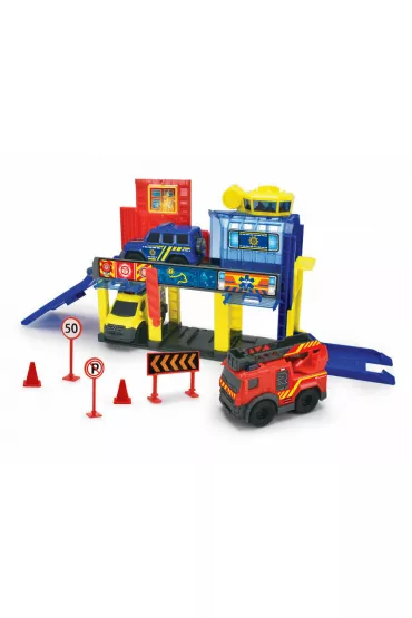 SOS Mini Stacja ratownicza   3 pojazdy Dickie Toys