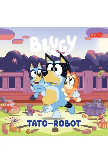 Pakiet: Bluey. Tato-robot. Moja czytanka, Bluey. W co si� pobawimy? Ksi��ka z okienkami, Dobble Bluey