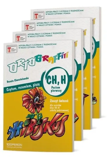 Pakiet Ortograffiti. Czytam, rozumiem, pisz�. Zeszyty �wicze�. Poziom pierwszy. Klasy 4-5 - Danuta Chwastniewska