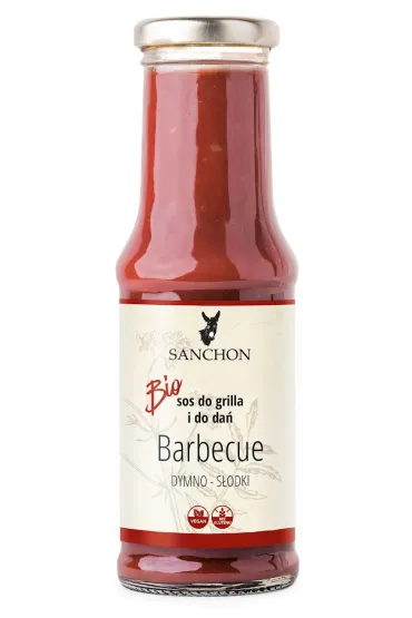 Sanchon Sos barbecue wega�ski bezglutenowy 210 ml Bio