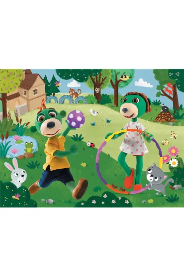 Puzzle 30 el. Aktywny dzie� Trefl