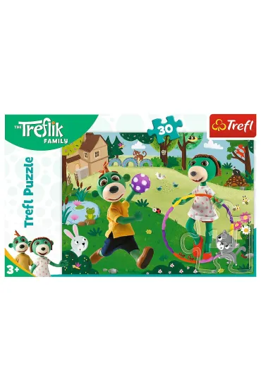 Puzzle 30 el. Aktywny dzie� Trefl